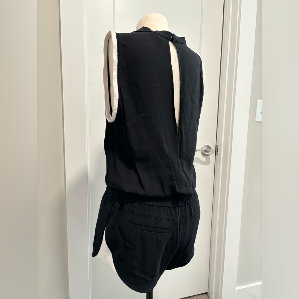Helmut Lang Black and White Jumpsuit